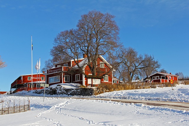 Verschneites Schweden